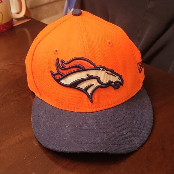 NFL Denver Broncos Orange & Blue Hat Size 7 (55.8cm) - Picture 1 of 8